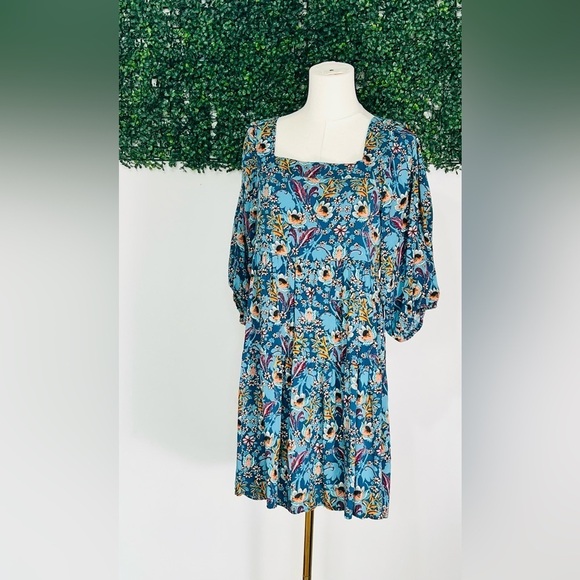 Maurices Dresses & Skirts - Maurice’s Floral Bohemian Babydoll Mini Dress Medium